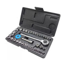 Jogo de soquete com 40 peças titanium