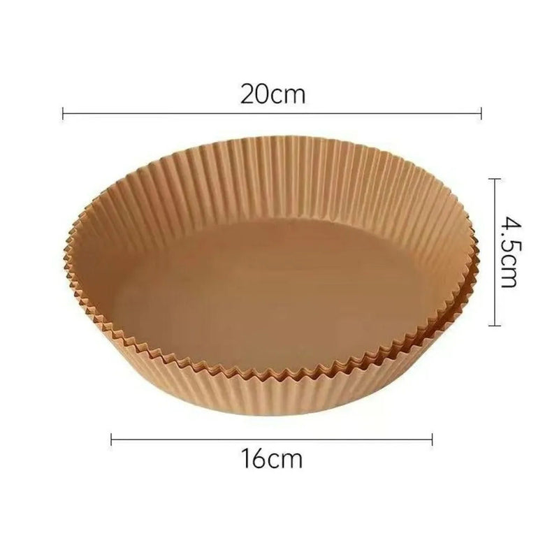 Forma Redonda De Papel Descartável para Air Fryer