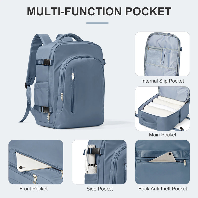 Mochila de viagem Unissex Grande Capacidade - EasyJet