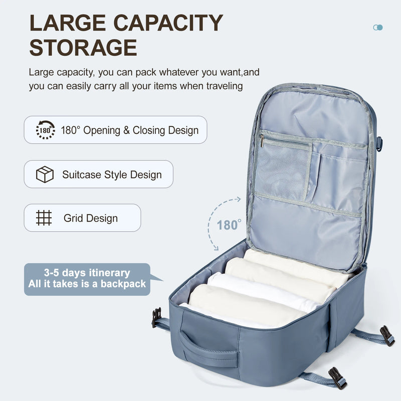 Mochila de viagem Unissex Grande Capacidade - EasyJet