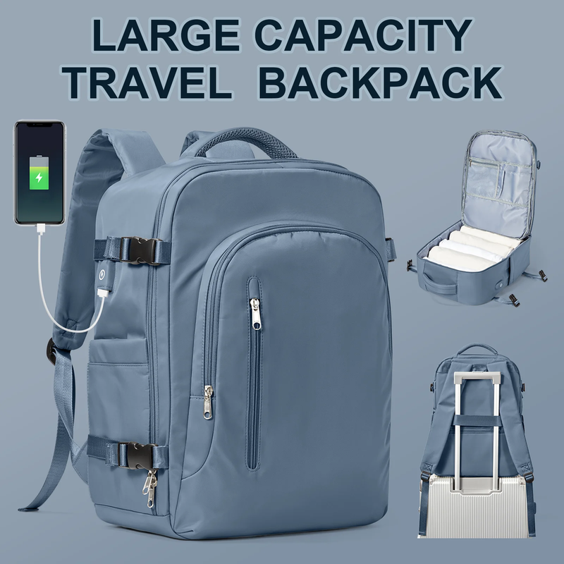 Mochila de viagem Unissex Grande Capacidade - EasyJet
